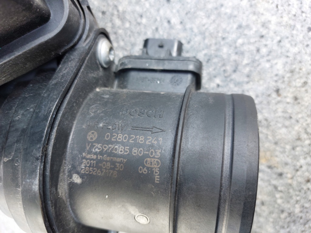 фото №3, Mini r55 r60 корпус фильтр воздуха шланг воздухозаборник расходомер 7583678