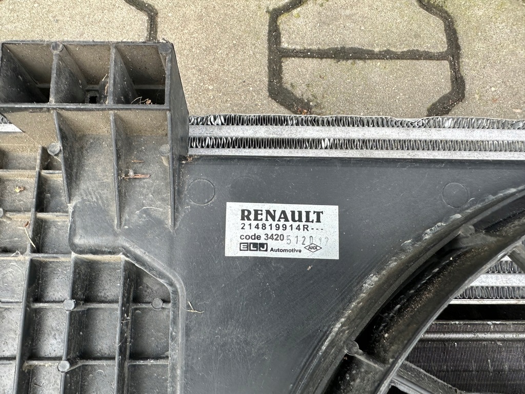 фото №9, Dacia duster i 1.5 dci радиатор вентилятор комплект