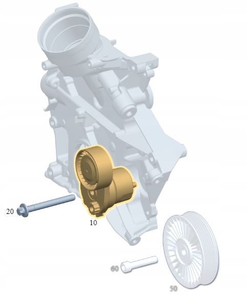 Купить Натяжитель ремень mercedes оригинал! a2742002900