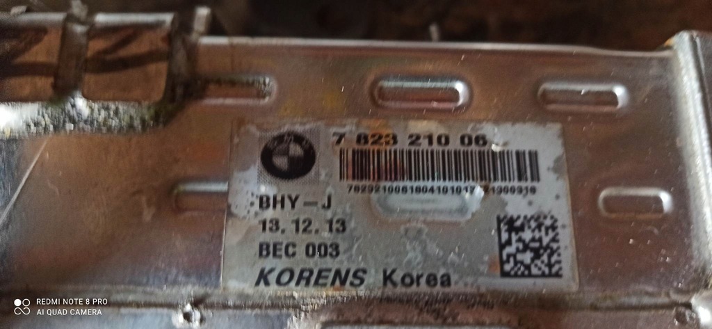 фото №13, Bmw f20 f30 3.0d 2.0d радіатор вихлопних газів egr 7823210