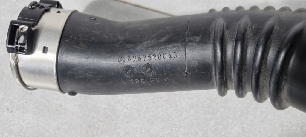 фото №7, Mercedes w247 w177 wąż шланг труба інтеркулер a2475200401