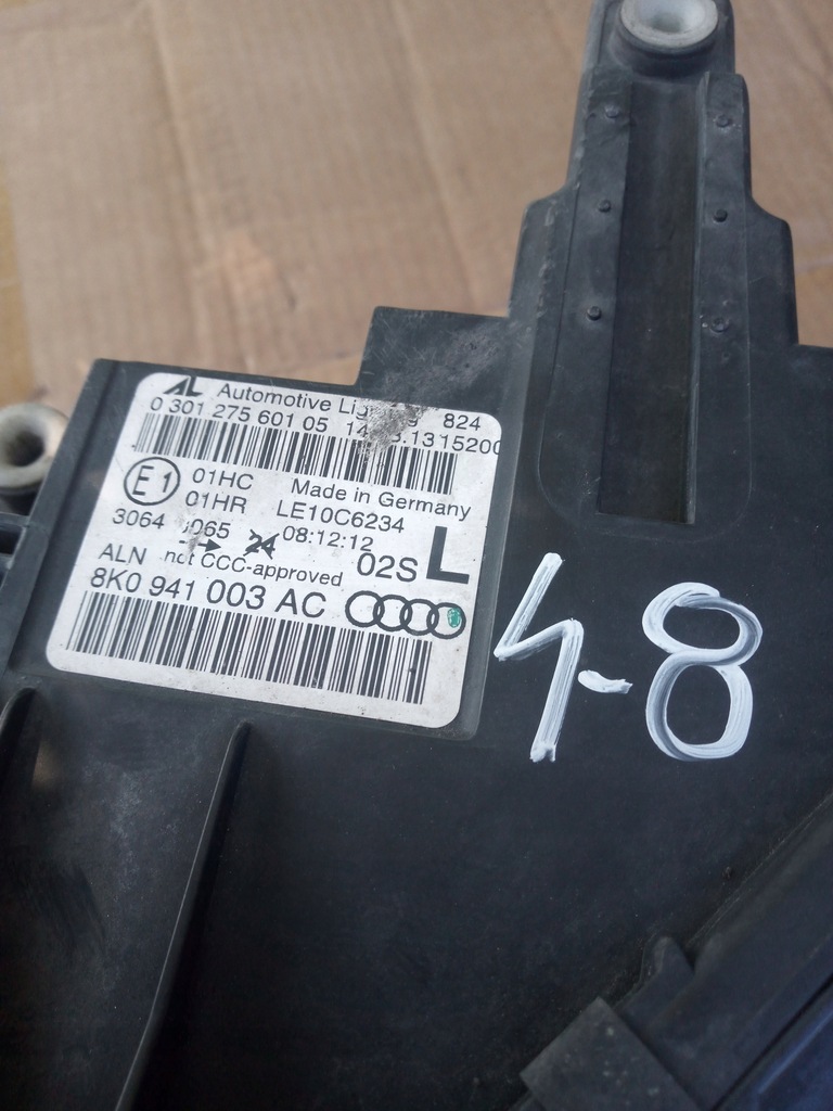 фото №13, Audi a4 b8 polift!!! лампа фара галогенный правый перед 8k0941004ac 4-8