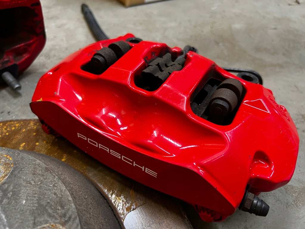 фото №7, Комплект гальмівні диски гальма супорти porsche cayenne ii 7p5 gts 4.8 v8 b brembo