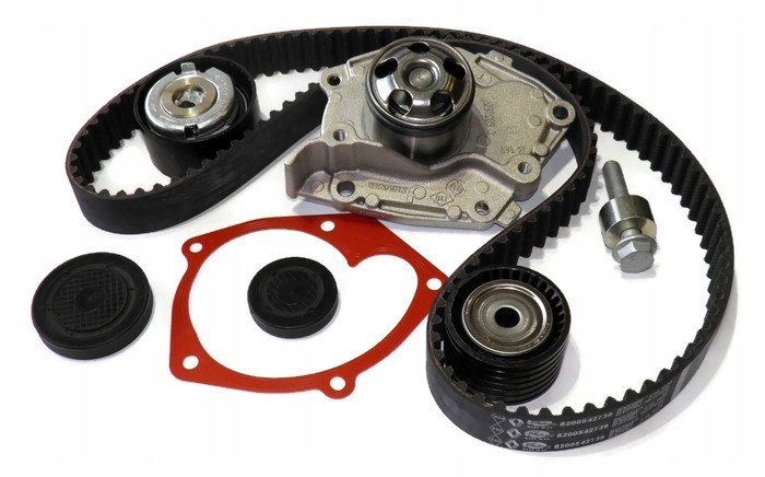 фото №12, Renault оригинальный номер 119a06559r насос водяная + набор ремень распределительного вала