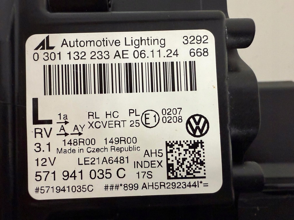 фото №11, Лампа перед передняя левая vw tiguan iii 3 571 full led 571941035c cala org