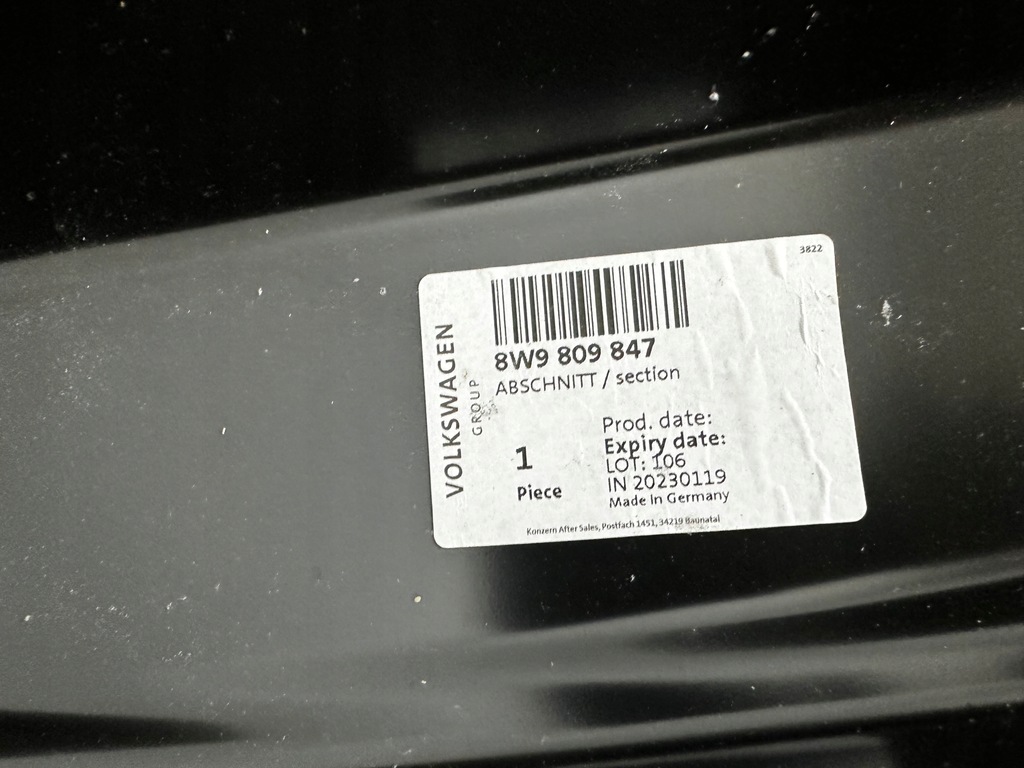 фото №5, Audi a4 b9 8w0 15-19 лівий поріг блок двигуна дах новий