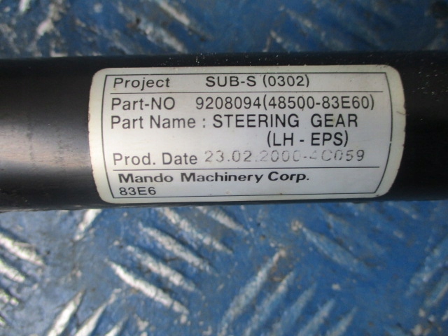 фото №6, Suzuki wagon r+ трансмиссия рулевая рейка 9208094