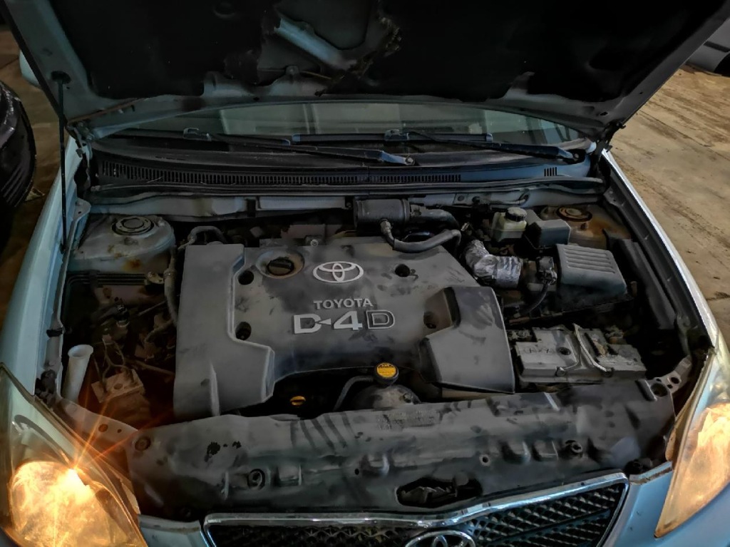 Toyota corolla двигатель крышка отопителя 2002 2.0l ae0637008610 ae063700-86 с Разборки