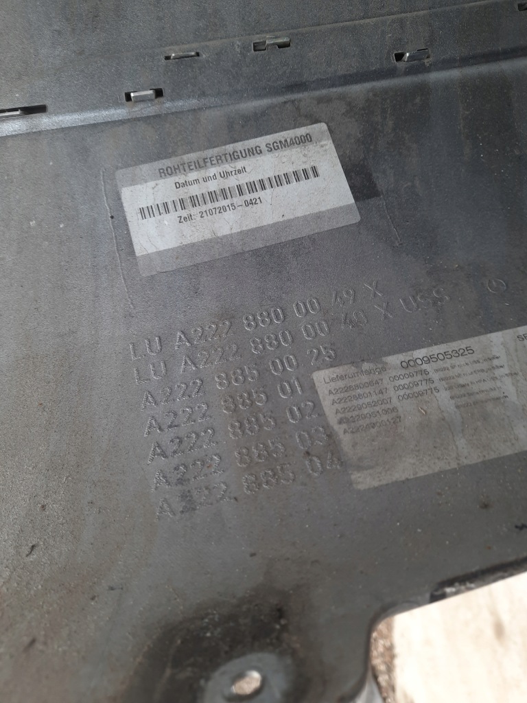 Mercedes s550 w222 13-20 бампер задний  kompletny 775 usa long Киев