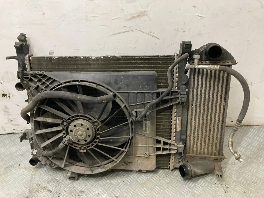 фото №7, Радіатор wody вентилятор інтеркулер renault kangoo iii 1.5 комплект