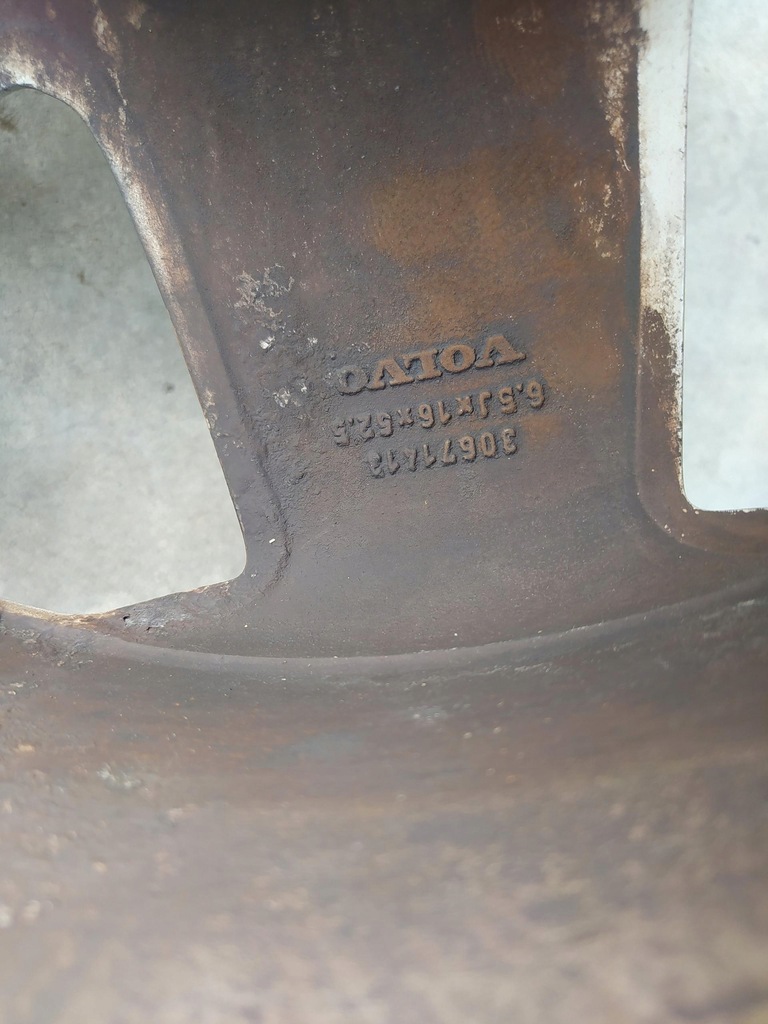 фото №6, Легкосплавні диски 30671413 5x108 16 cali 6,5j et 52,5 volvo v50 2007 volvo