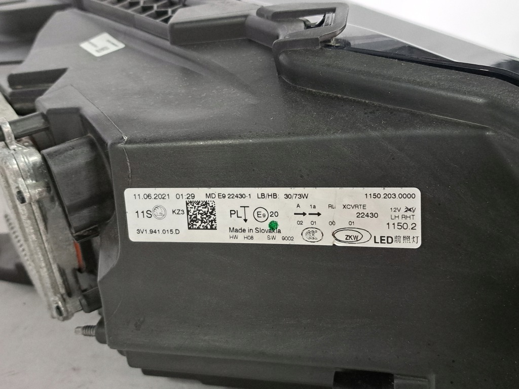 Фара левая full led skoda superb 3 рестайлинг  3v1941015d в Украине