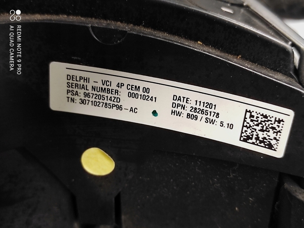 фото №16, Повітропровід шкіряний багатофункціональний citroen c4 ii b7 citroen ds4 96754515zd