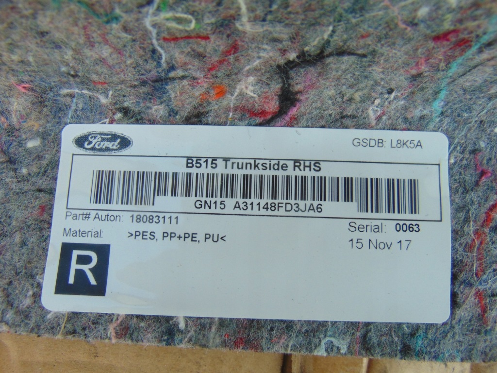 фото №4, Обшивка обивка багажника правая ford ecosport mk2