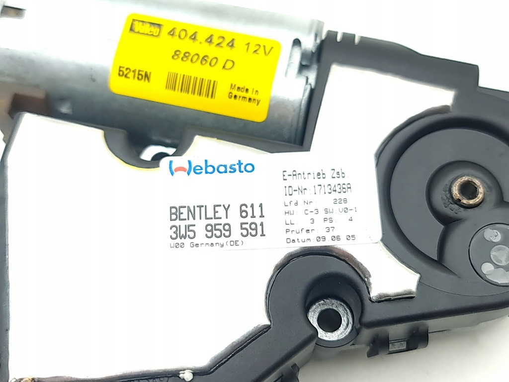 фото №8, Bentley flying spur моторчик люк 2006 3w5959591