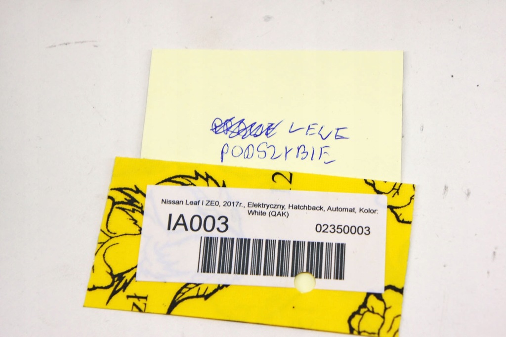 фото №6, Ia003 nissan leaf i ze0 жабо левый перед