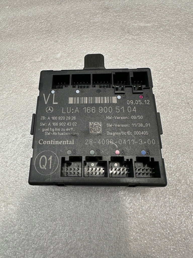 фото №1, Модуль дверь mercedes-benz оригинальный номер a1669005104...