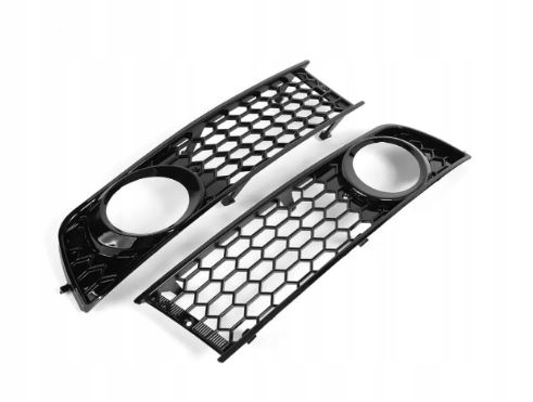 фото №1, Audi a4 b6 ґрати бампера plaster стільники rs look