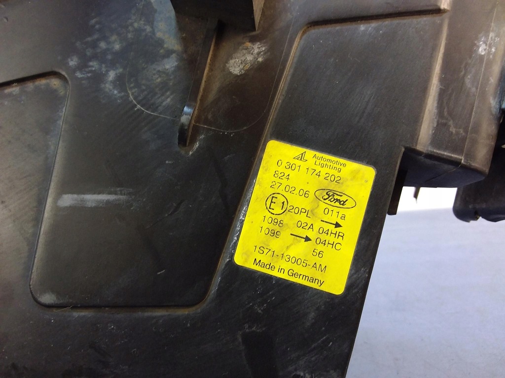 фото №6, Ford mondeo mk3 фара правый 0301174202