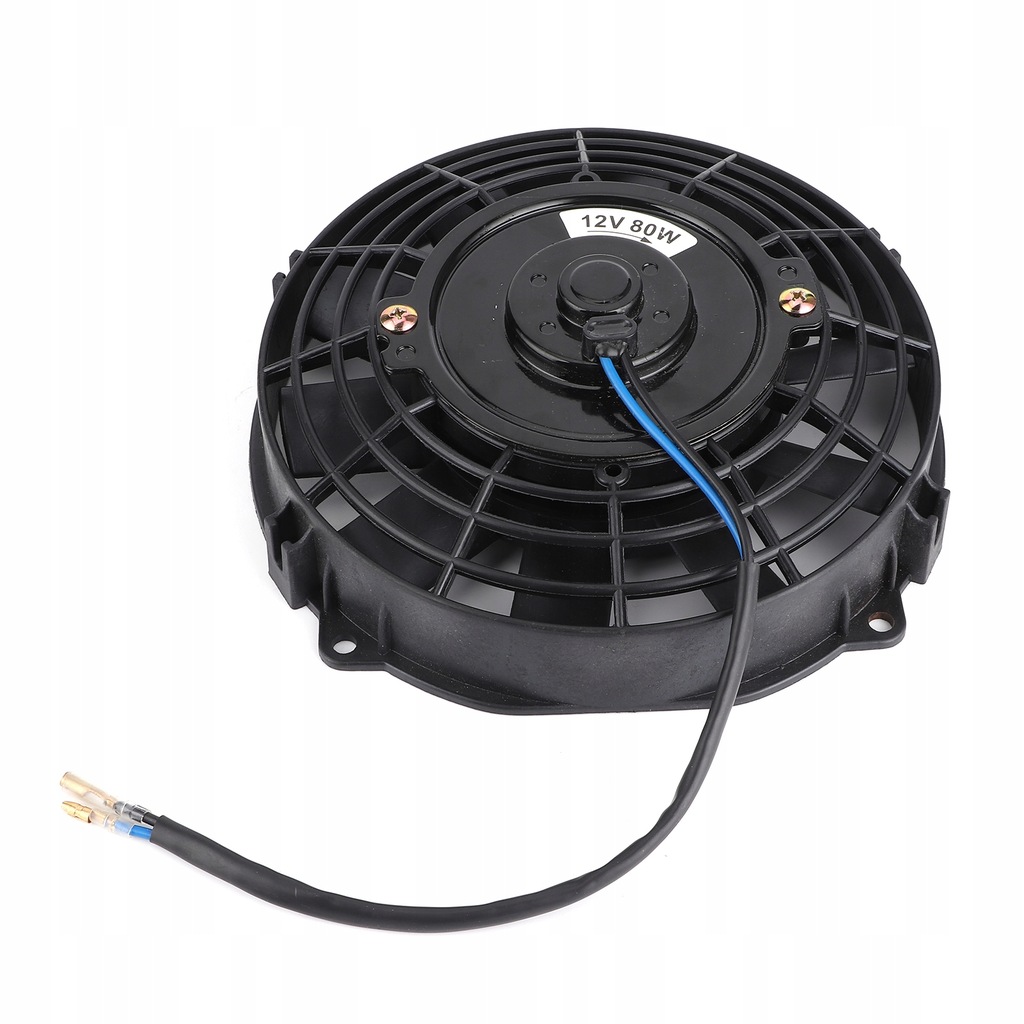 фото №11, Универсальный вентилятор радиатора 12v 80w чёрный