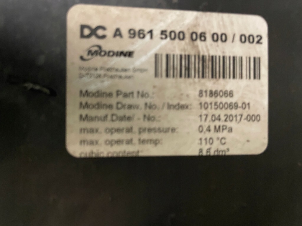 фото №13, Mercedes actros 11-18 mp4 радіатор wody a9605000302