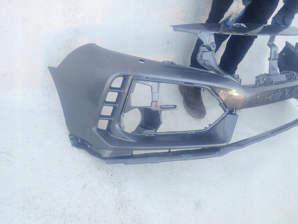 фото №3, Honda civic x type r 15- бампер перед sprysk