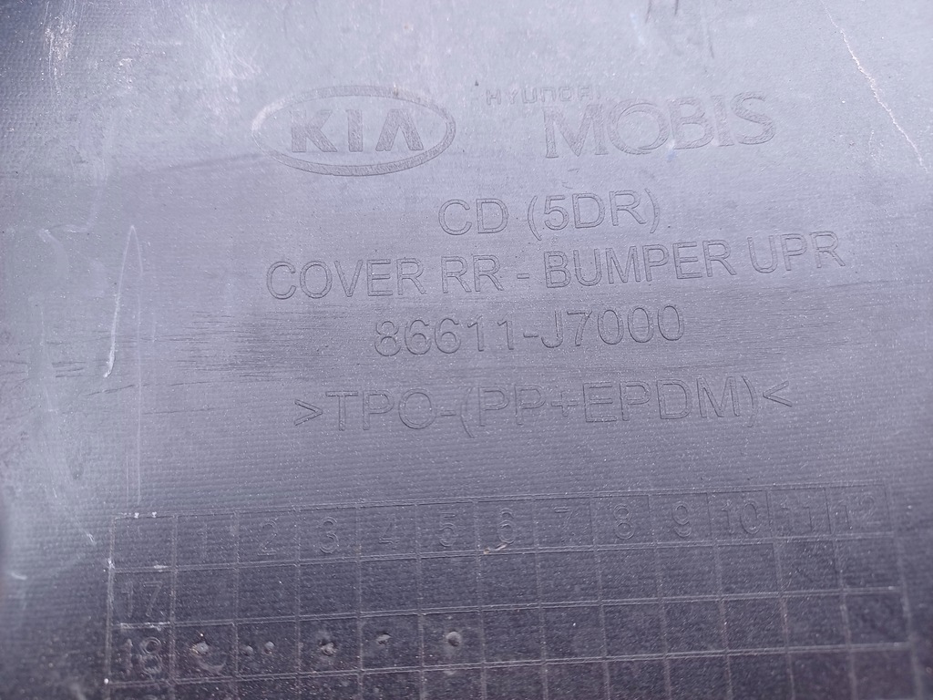 фото №8, Kia ceed 3 iii hb 18- бампер задний задняя 86611j7000