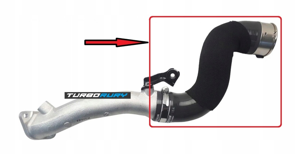 фото №7, Шланг turbo інтеркулер renault megane iv espace v 1.6 tce 144608435r