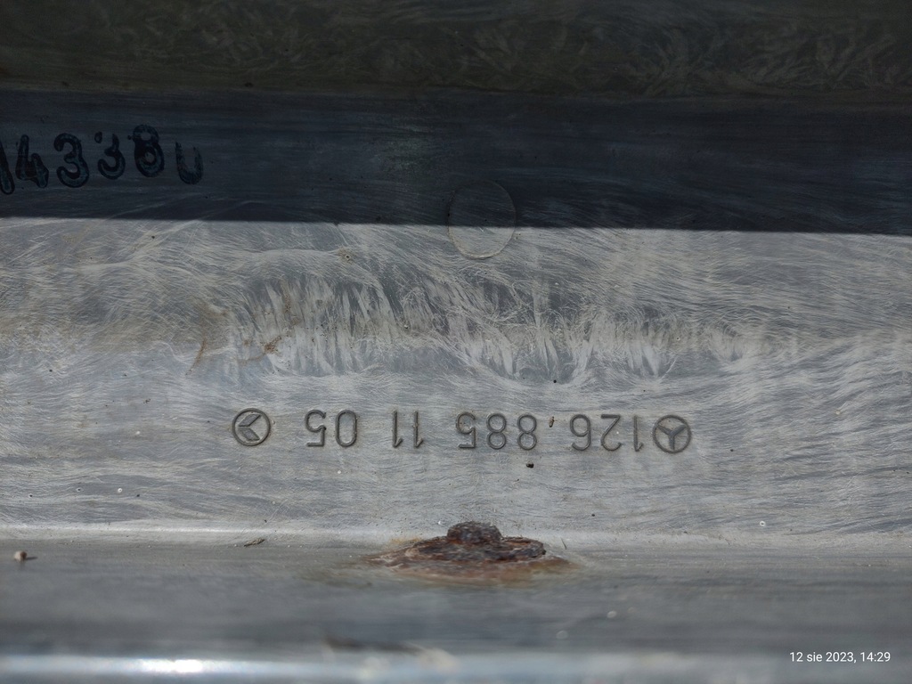 фото №8, Mercedes s w126 балка pod бампер задняя 1268851105