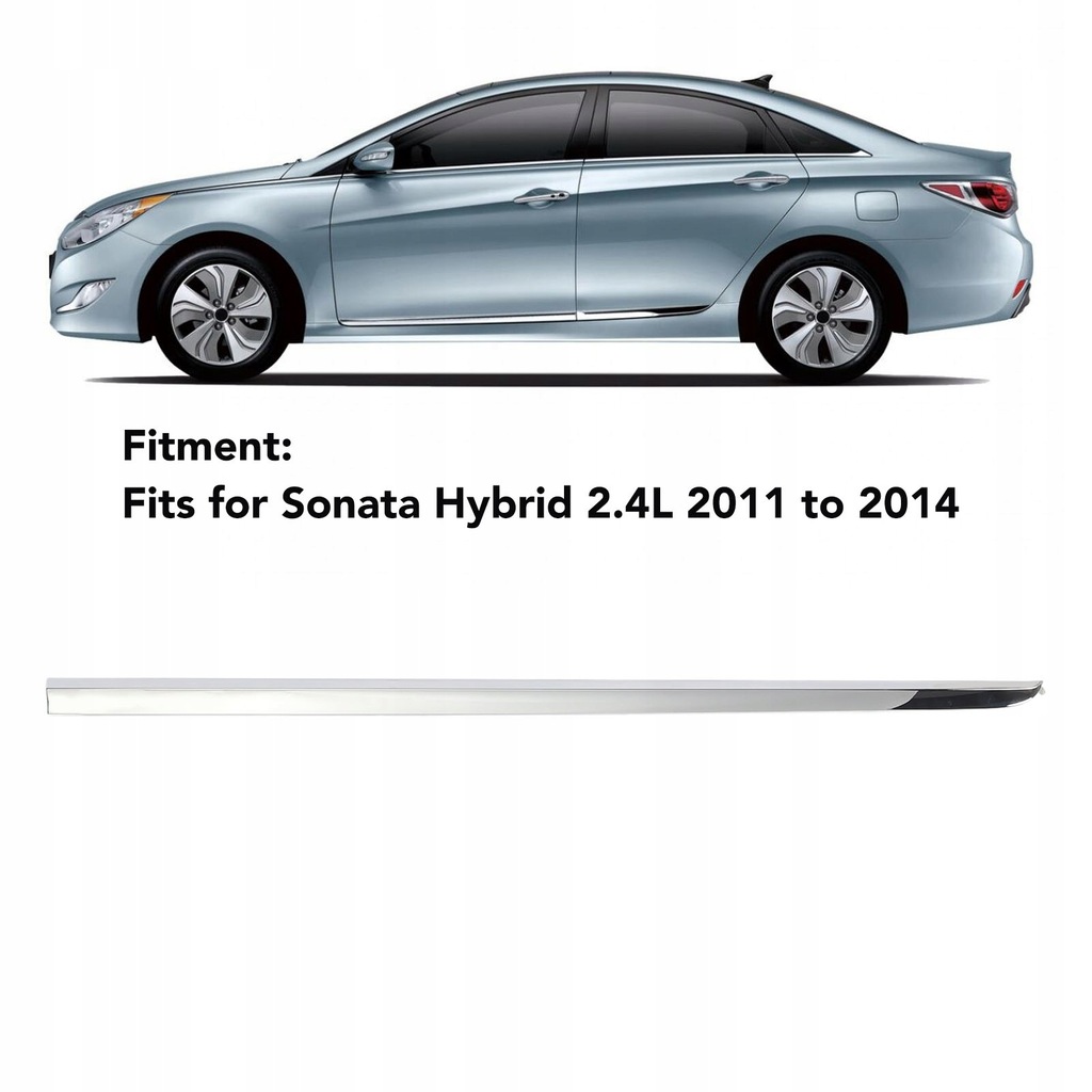 фото №12, Нижняя хромированная молдинг отделочная дверь передних прокладка дверь l9