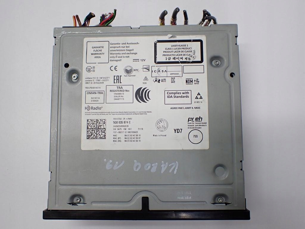 фото №7, Навигация navi радио оригинал 565919605b 5q0035874c skoda karoq 18r