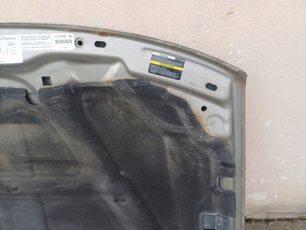 Крышка двигателя капот jeep grand cherokee wj Оригинал