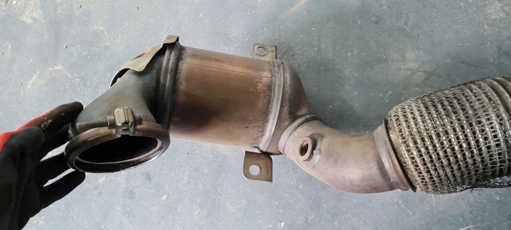 фото №13, S3 8v sedan a3 труба выхлопная катализатор 2.0 tfsi 5q0131701n 5q0131690d