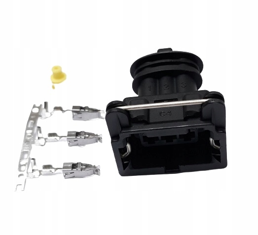 фото №1, Роз'єм вприску jpt 2,8 штекер 3-контактний