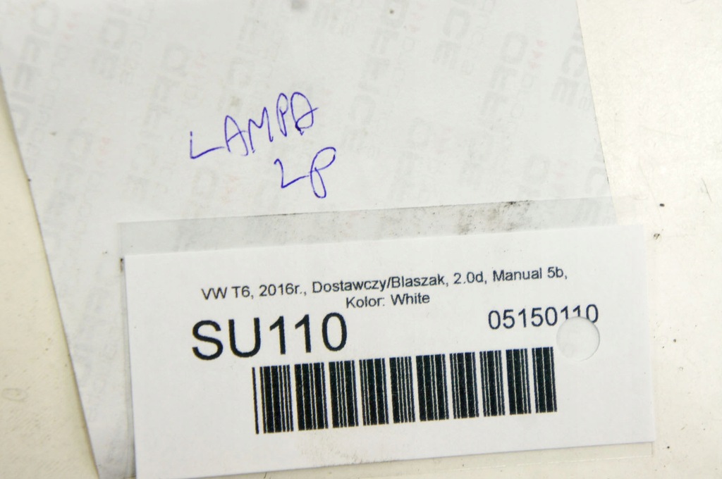 фото №8, Su110 vw transporter t6 ^ лампа фара левый перед 7e1941015l