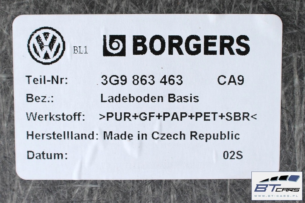 фото №12, Vw passat b8 kombi обшивка + килимок багажника 3g9867427a 3g9867428f 3g9867428