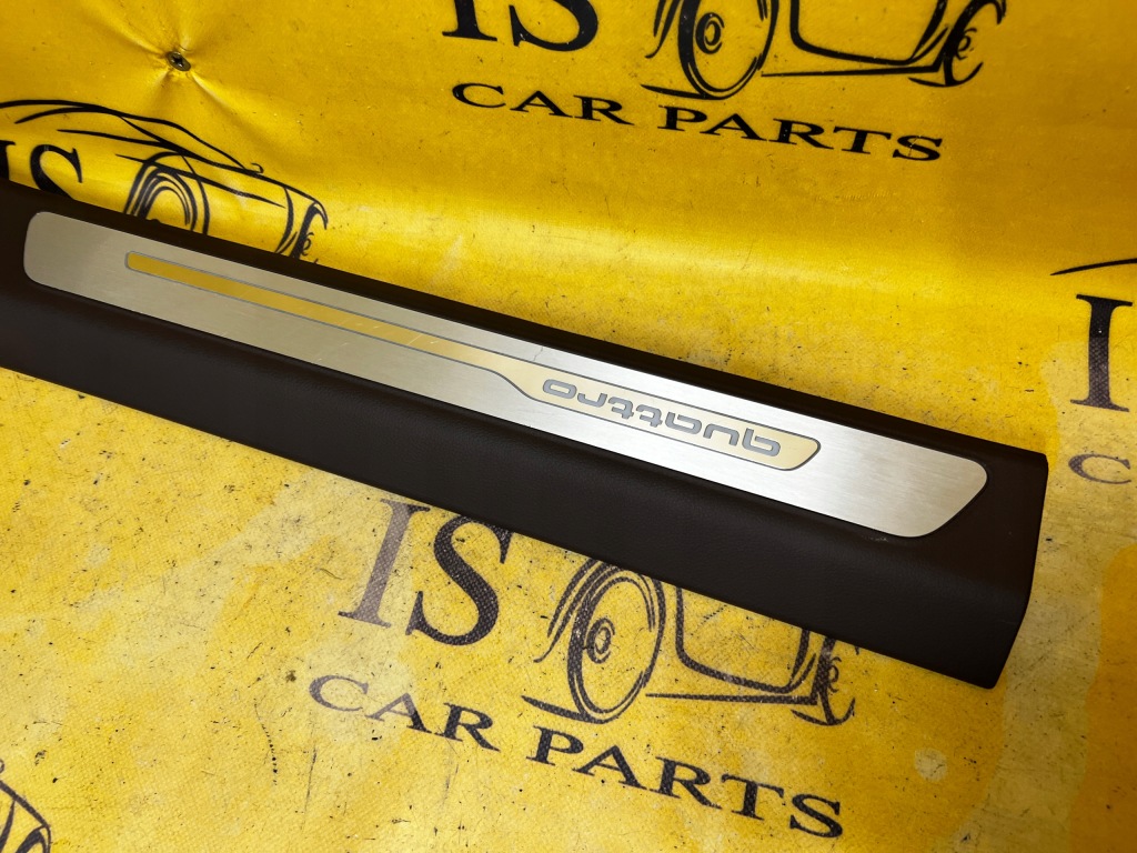 Накладка порог led коричневая df3 правая audi a8 d4 Оригинал