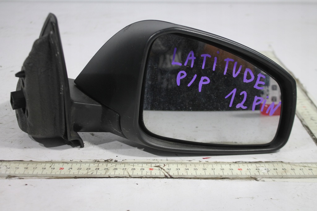 фото №1, Дзеркало праве 12pin renault latitude 10-15 eu