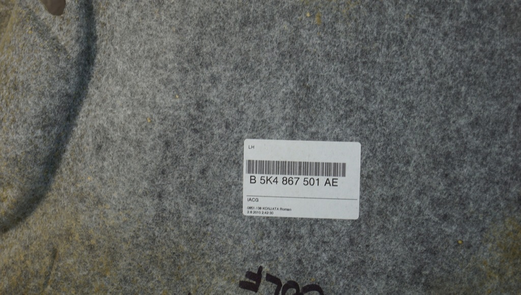 фото №16, Потолок vw golf vi 6 gti gtd 5d