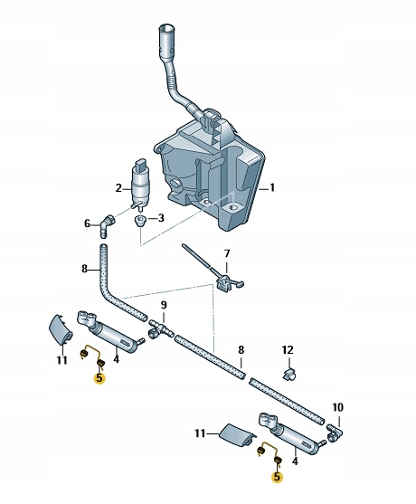 фото №1, Пружина заглушки розпилювача перед audi a1 aso
