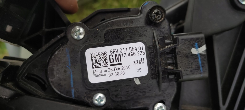 фото №9, Chevrolet cruze 16- педаль газу гальма автоматична коробка передач 39023903 ms/g12