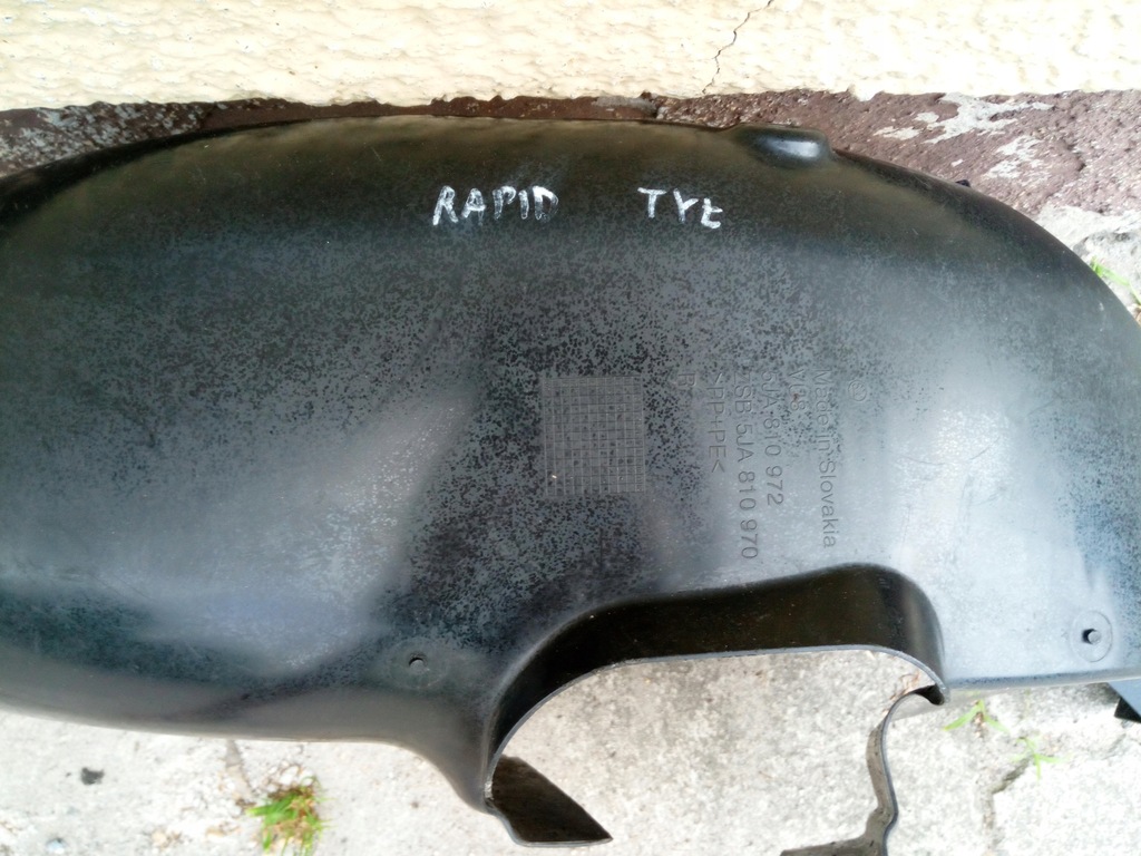 фото №8, Подкрылок seat toledo iv skoda rapid задняя oryg.