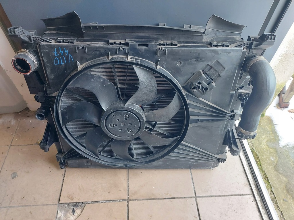 фото №1, Радиатор комплект mercedes vito w447 1.6 cdi