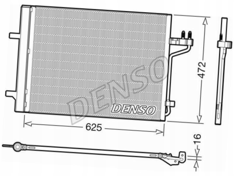 фото №2, Конденсатор кондиционера ford tourneo connect 1.6 13-