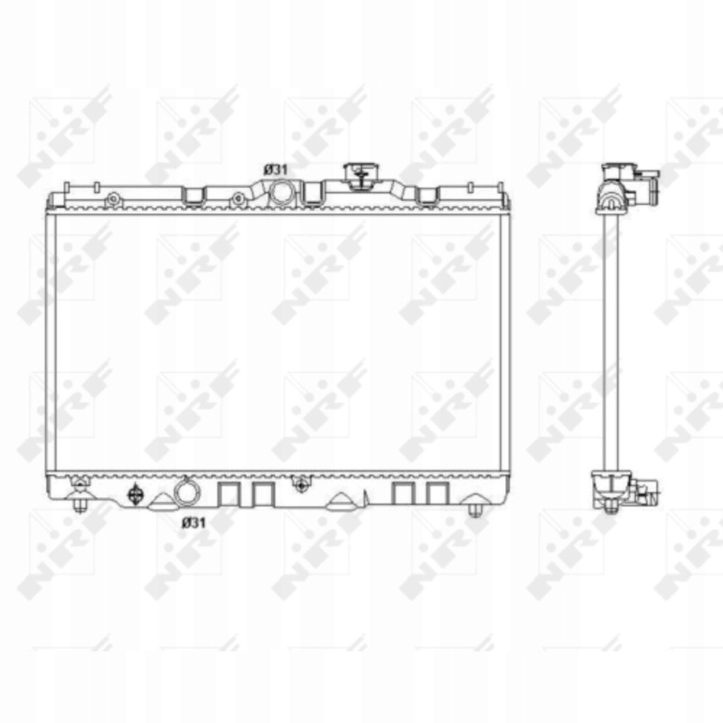 фото №1, Радіатор wody toyota carina v corolla e9 87-92