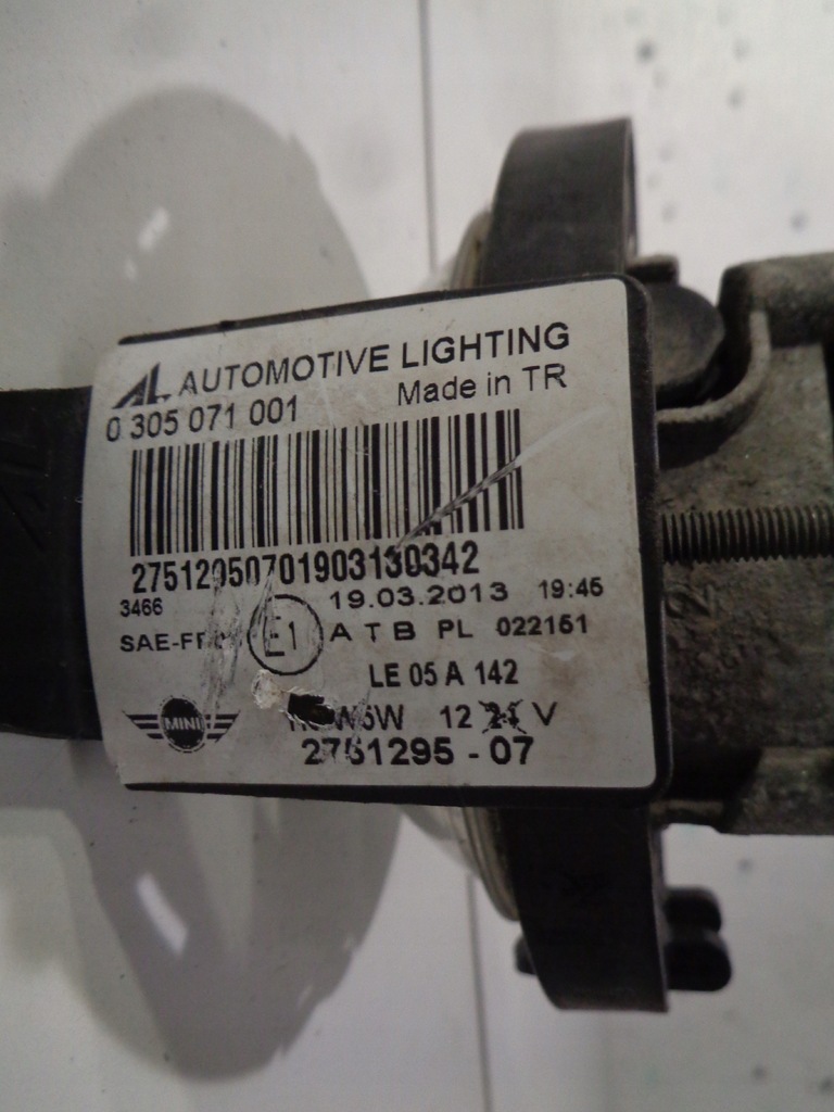 фото №4, Mini r56 clubman r55 coupe r58 cabrio r57 противотуманная фара левый 6317 2751295