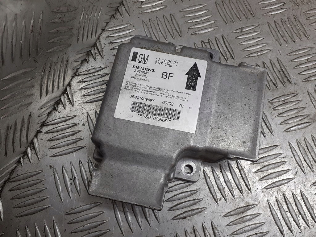 фото №1, Модуль подушка безопасности opel оригинальный номер 13102021