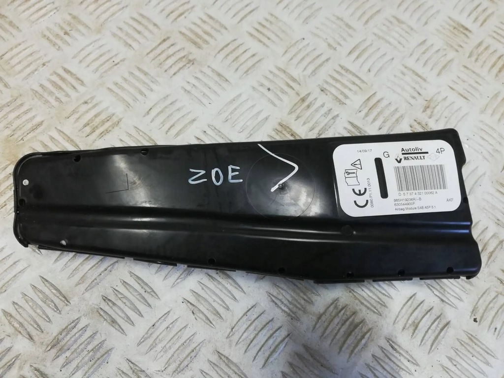 фото №1, Renault zoe подушка безпеки подушка сидіння ліва