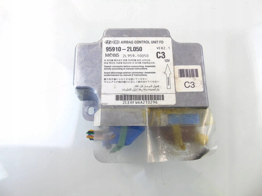 фото №1, Модуль датчик подушка безопасности hyundai i30 i 95910-2l050