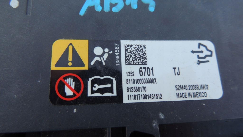 Модуль подушка безпеки opel insignia b buick regal 2.0t 4x4 13526701 Оригінал